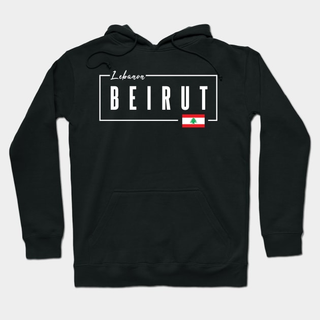 Beirut, Lebanon Hoodie by Bododobird